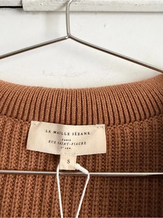 Sezane Ivane Sweater - Camel - Picture 5 of 8